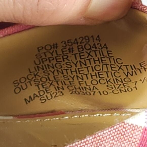 J. Crew Women's US7,5 Multicolor Plaid Printed Bow Wooden Heels Mules Sandals Nw - Picture 14 of 14